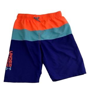 Under Armour Boys Tri Block Swim Shorts Trunks